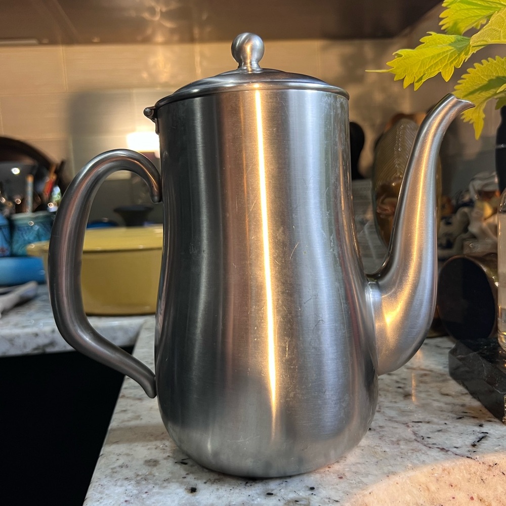 A.L.C. Silver Coffee & Tea Accessory Modern Design No dents No Dings